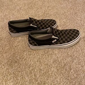 Vans checkerboard slip-on shoes